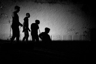 Shadow Walkers in Lisbon by Graeme Heckels Travel & Street Photography