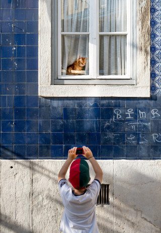 Little Photographer in Lisbon by Graeme Heckels Travel & Street Photography