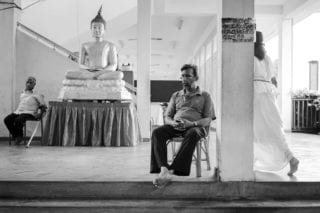 Graeme_Heckels_Sri Lanka Street Photography_Colombo_Temple_Black White